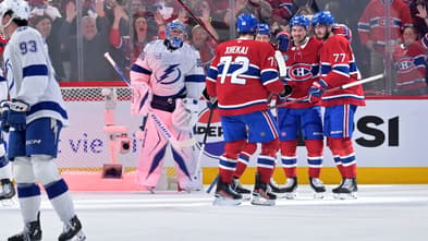 NHL: Stanley Cup Playoffs-Tampa Bay Lightning at Montreal Canadiens