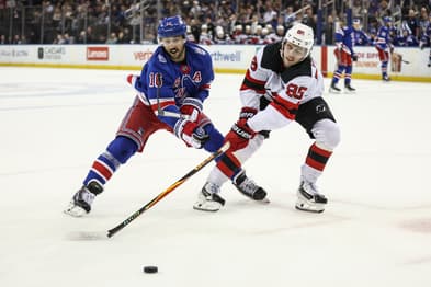 NHL: New Jersey Devils at New York Rangers