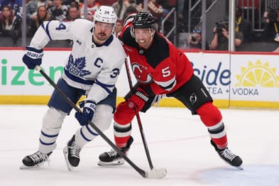 NHL: Toronto Maple Leafs at New Jersey Devils