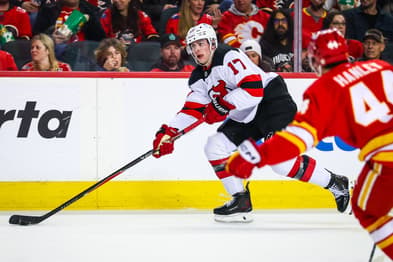 NHL: New Jersey Devils at Calgary Flames