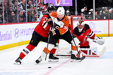 NHL: Philadelphia Flyers at New Jersey Devils
