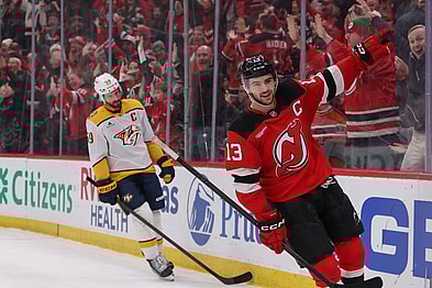 NHL: Nashville Predators at New Jersey Devils