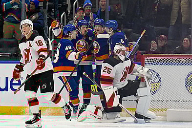 NHL: New Jersey Devils at New York Islanders