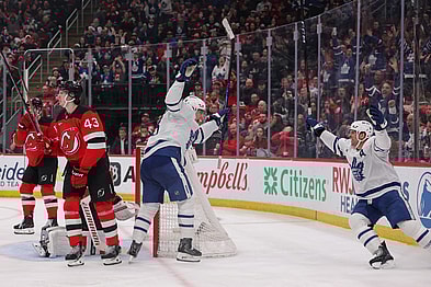 NHL: Toronto Maple Leafs at New Jersey Devils