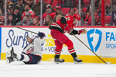 NHL: Columbus Blue Jackets at Carolina Hurricanes