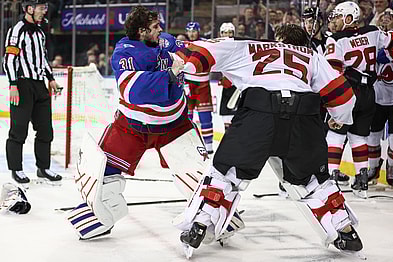 NHL: New Jersey Devils at New York Rangers