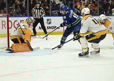 NHL: Nashville Predators at Vancouver Canucks