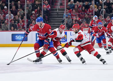 NHL: Carolina Hurricanes at Montreal Canadiens