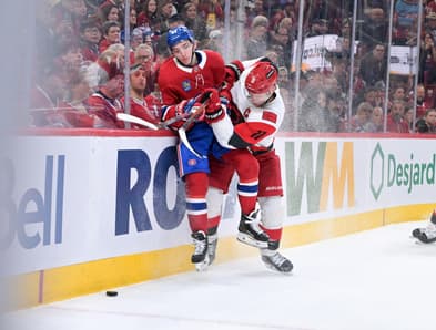 NHL: Carolina Hurricanes at Montreal Canadiens