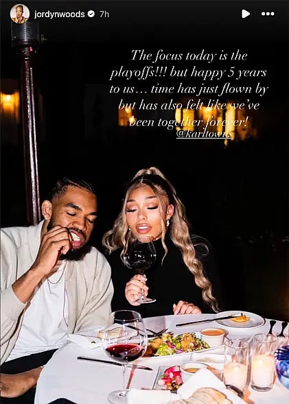 Jordyn Woods and Karl-Anthony Towns