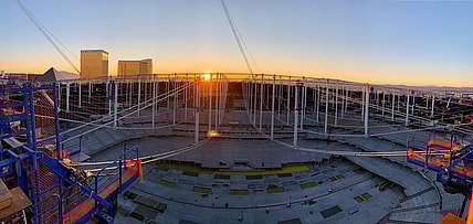 allegiant stadium roof las vegas raiders