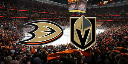 Vegas Golden Knights Anaheim Ducks AWAY