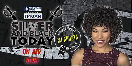 mj acosta cbs sports radio silver and black today