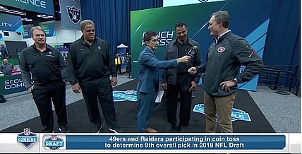 Oakland Raiders coin toss