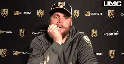 Robin Lehner postgame 11/22/2021 Vegas Golden Knights