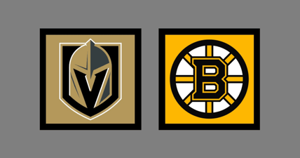 Vegas Golden Knights - Boston Bruins AWAY Gameday Graphic, Lines