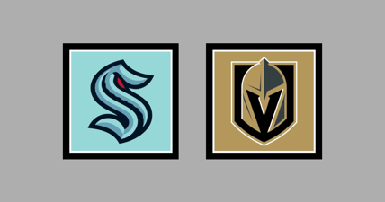 Vegas Golden Knights vs Seattle Kraken HOME Gameday Graphic