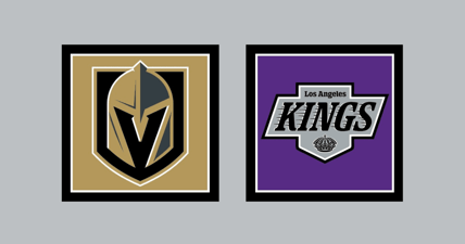 Vegas Golden Knights vs Los Angeles Kings AWAY Gameday Graphic