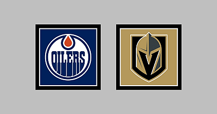 Vegas Golden Knights vs Edmonton Oilers HOME Gameday Graphic