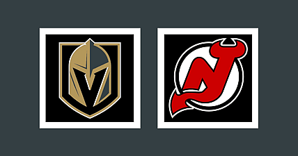 Vegas Golden Knights - New Jersey Devils Away Game Graphic