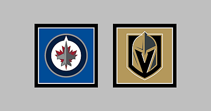 Vegas Golden Knights vs Winnipeg Jets HOME Gameday Graphic