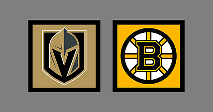 Vegas Golden Knights - Boston Bruins AWAY Gameday Graphic, Lines