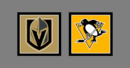 Vegas Golden Knights vs Pittsburgh Penguins AWAY Gameday Graphic