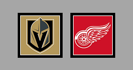 Vegas Golden Knights vs Detroit Red Wings AWAY Gameday Graphic
