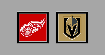 Vegas Golden Knights vs Detroit Red Wings HOME Gameday Graphic