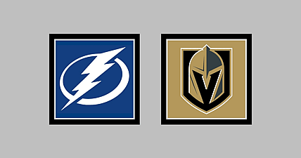 Vegas Golden Knights vs Tampa Bay Lightning HOME Gameday Graphic
