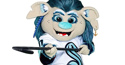 Buoy the Troll, Seattle Kraken mascot (Photo- Seattle Kraken)