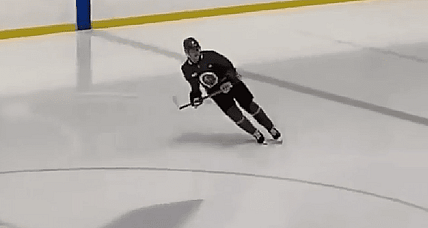 Jack Eichel skates (Video and Photo- Brandon Wong Hockey via Instagram)