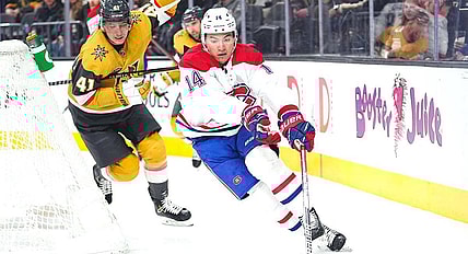 Nick Suzuki Montreal Canadiens Vegas Golden Knights Nolan Patrick (Photo- NHL Public Relations via Twitter)