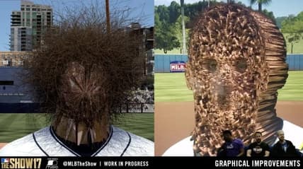MLB The Show 17 had some rather scary glitches early on