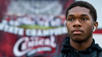 Central-Phenix City wide receiver EJ Williams at the schools indoor practice facility in Phenix City, Ala., on Friday September 13, 2019. Williams has committed to Clemson.

Williams18