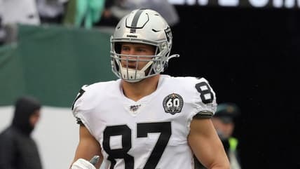 foster moreau raiders tight end Las Vegas Raiders training camp