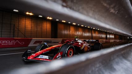 2025 monaco grand prix ferrari tunnel