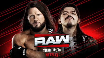 RAW AJ Styles Dominik Mysterio