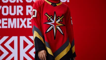 Vegas Golden Knights reverse retro jersey