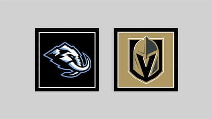 Vegas Golden Knights vs Utah Mammoth HOME Gameday Graphic
