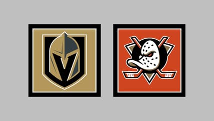 Vegas Golden Knights vs Anaheim Ducks AWAY Gameday Graphic