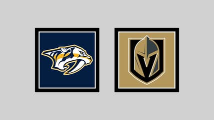 Vegas Golden Knights vs Nashville Predators HOME Gameday Graphic