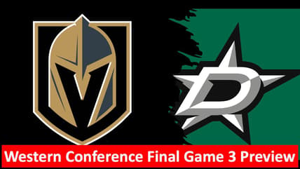 Vegas Golden Knights Game 3 vs. Dallas Stars. Preview.