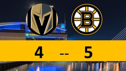 Vegas Golden Knights Lose Boston Bruins 5-4