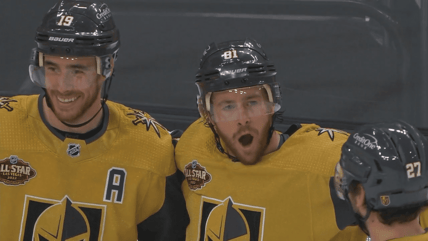 Jonathan Marchessault game-tying goal Vegas Golden Knights 1/21 (Photo- At&t Sportsnet Screenshot)