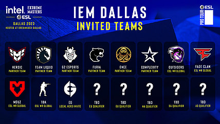 The ESL FACEIT Group has revealed the first 11 teams invited to IEM Dallas 2023.