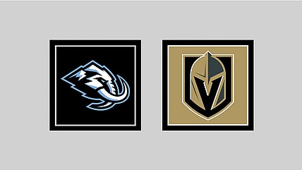 Vegas Golden Knights vs Utah Mammoth HOME Gameday Graphic