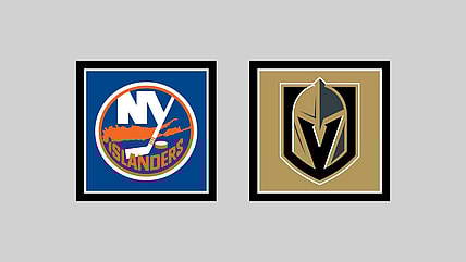 Vegas Golden Knights vs New York Islanders HOME Gameday Graphic