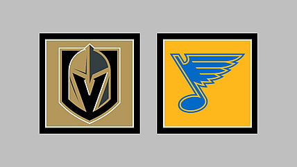 Vegas Golden Knights vs St. Louis Blues AWAY Gameday Graphic