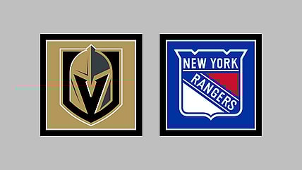 Vegas Golden Knights vs New York Rangers AWAY Gameday Graphic